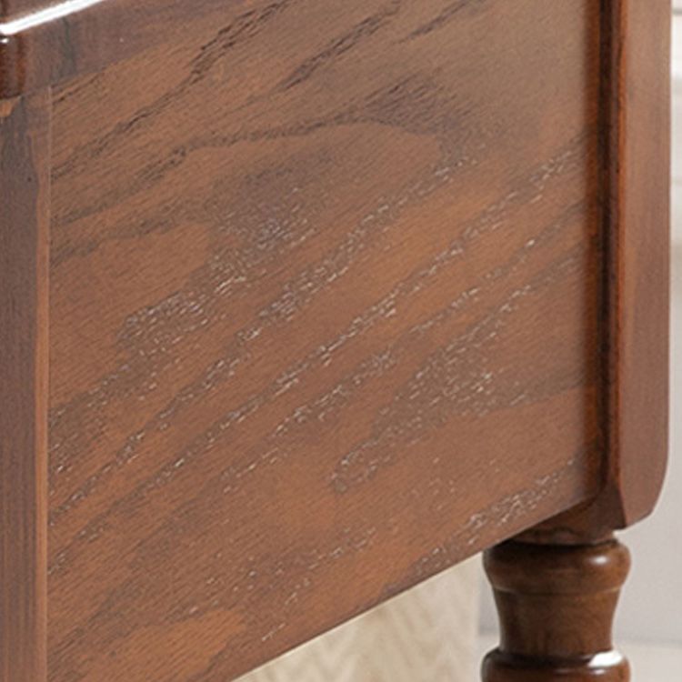 22.8" Tall 4 Legs End Table Contemporary Rectangular Side Table