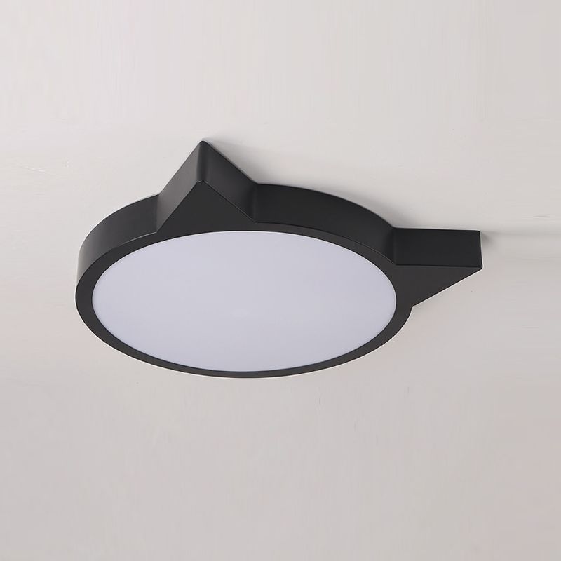 Nordic Simple Ceiling Light Metal LED Flush Mount Lighting for Bedroom