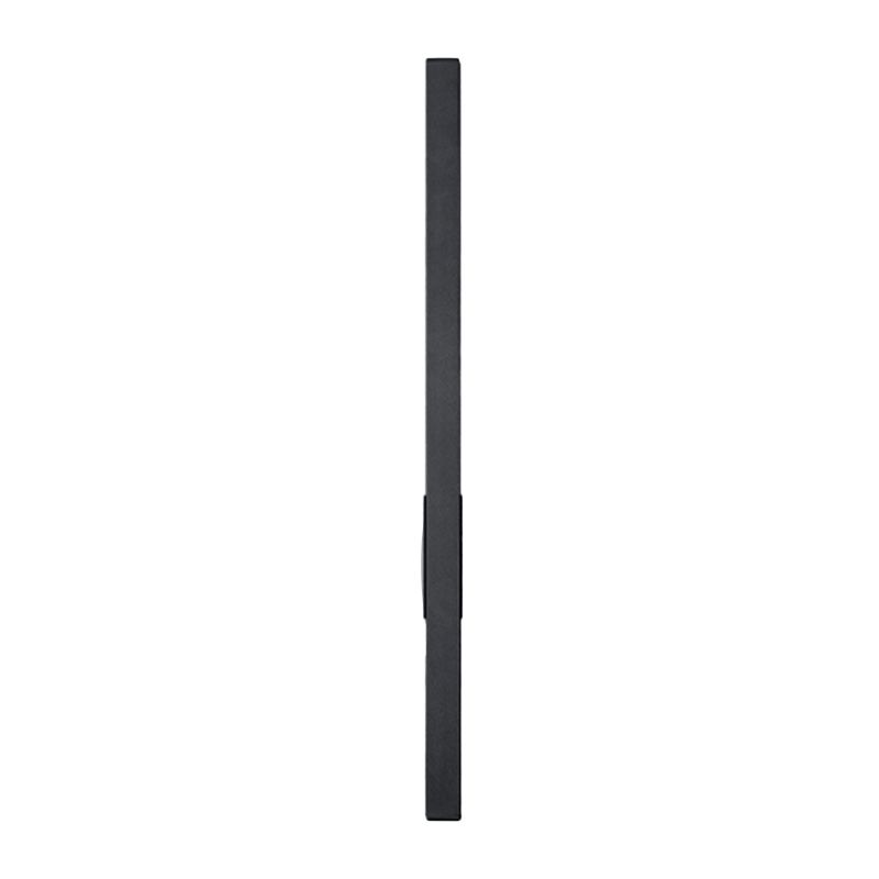 Linear LED Wall Light Metal & Acrylic Wall Sconce in Matte Black