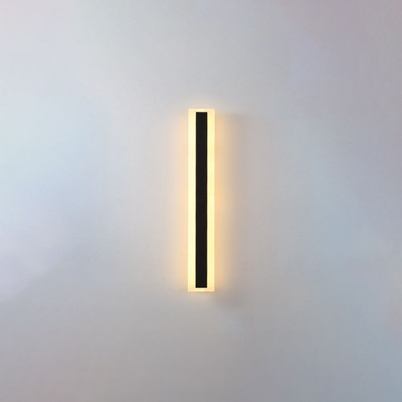 Éclairage de mur de métal linéaire