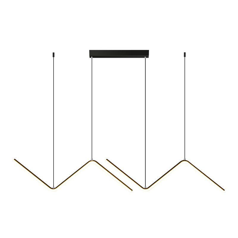 Contemporary Island Light Linear Iron 1 Light Island Chandelier Lights