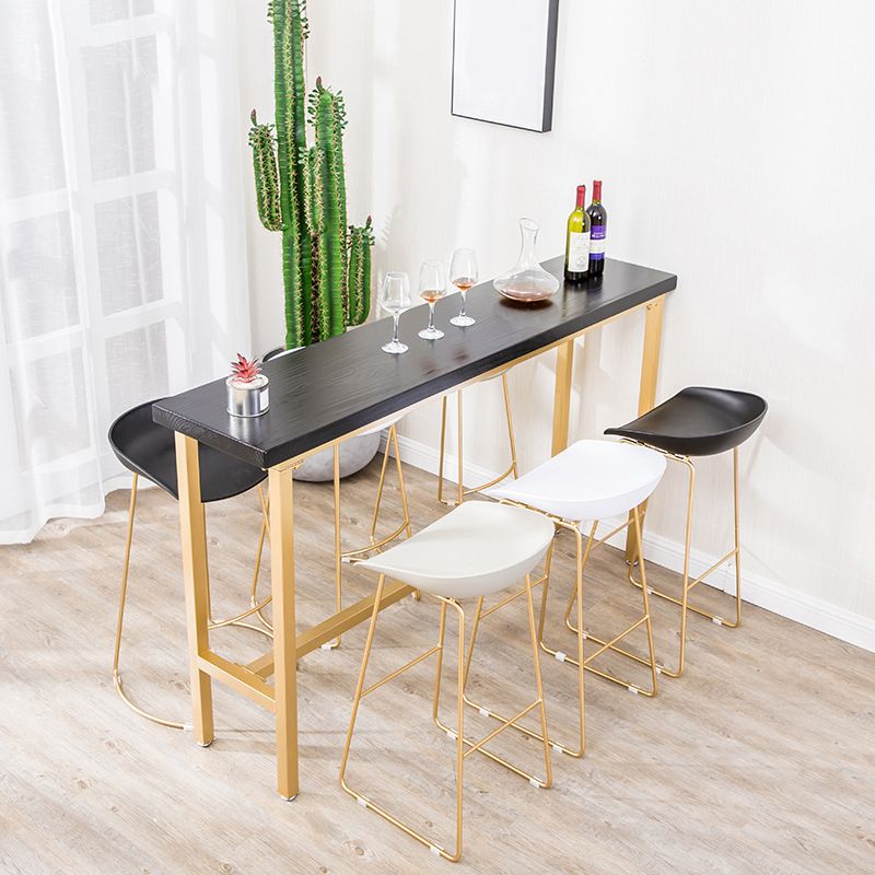 1/4/7 Pieces Bar Stool and Table Set Rectangular Pub Dining Set