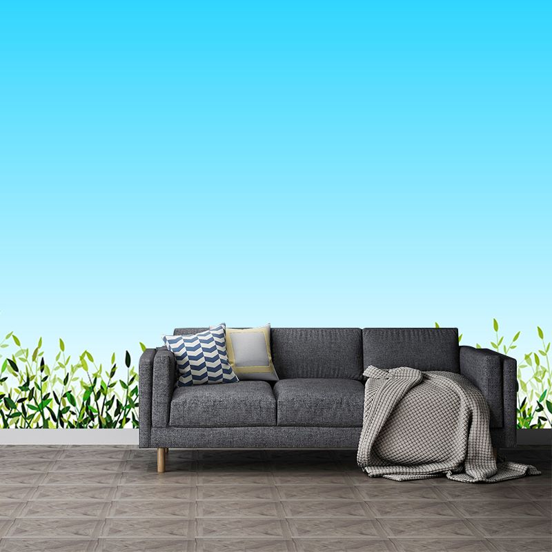 Tropical Plants Mildew Resistant Mural Decorative Wallpaper Wall Art