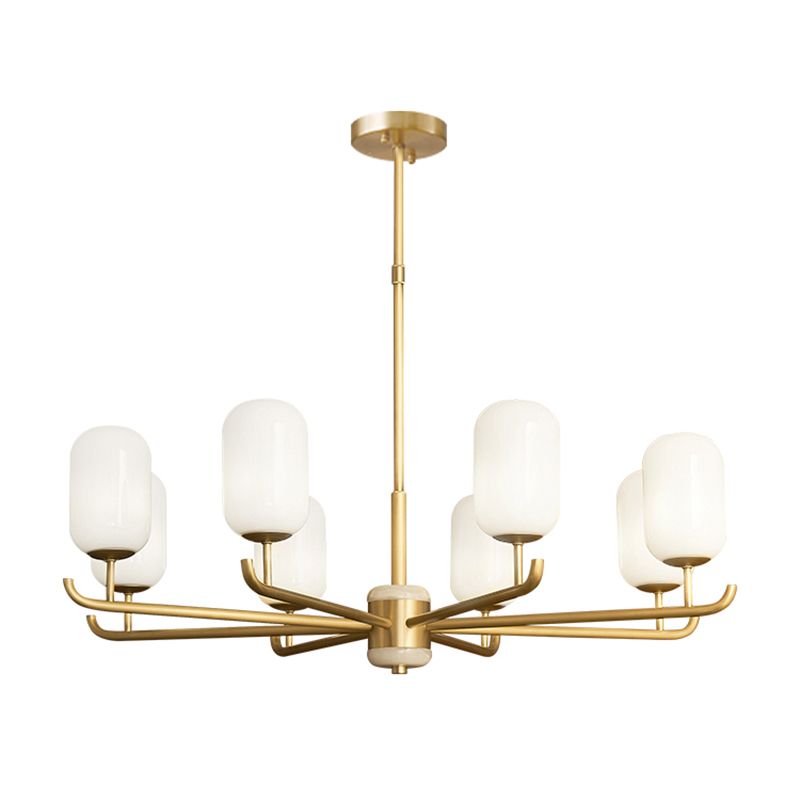 Bronze Chandelier Light Fixtures Sputnik Modern Ceiling Light Fixture for Living Room
