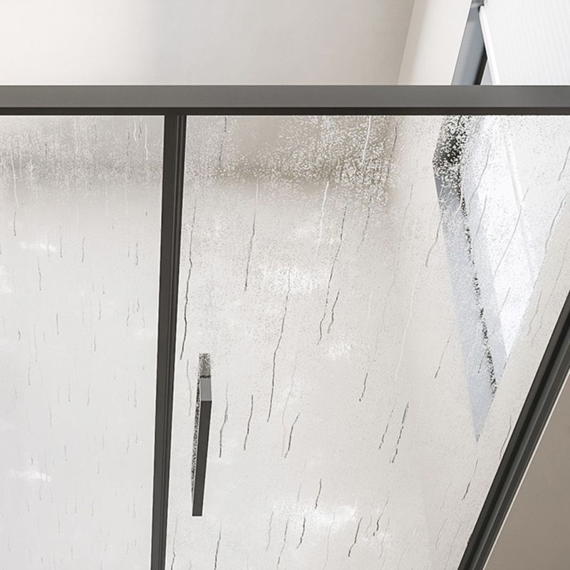 Single Sliding Semi Frameless Shower Door, Tempered Glass Shower Screen