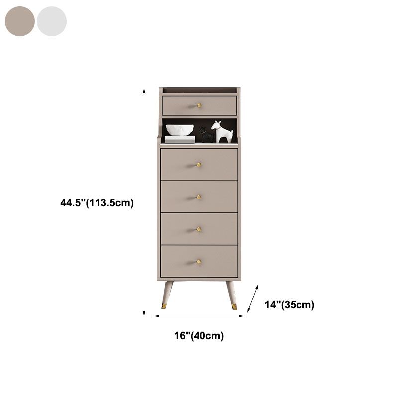 Contemporary Stone Top Dresser Vertical Storage Chest with Soft-Close Drawers for Bedroom