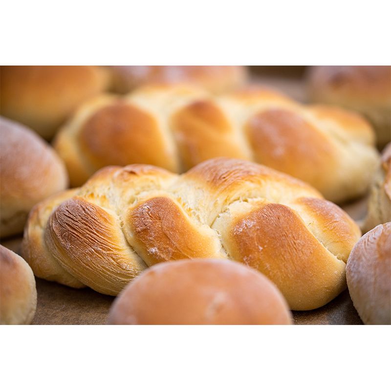 Contemporary Bread Wall Mural Environment Friendly Wallpaper for Cake Shop