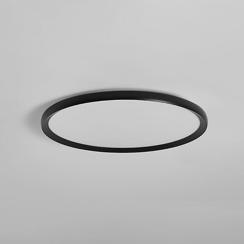 Aluminium Circular LED Ceiling Light in Modern Simplicity Acrylic Indoor Ceiling Fixture