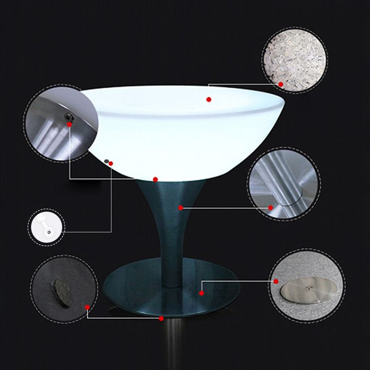 Polyethylene Round Table Industrial Style Commercial Outdoor Bar Table