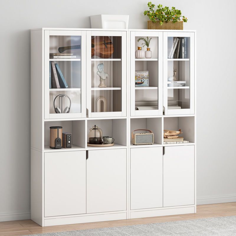 Contemporary Manufactured Wood Accent Cabinet Rectangle Accent Cabinet