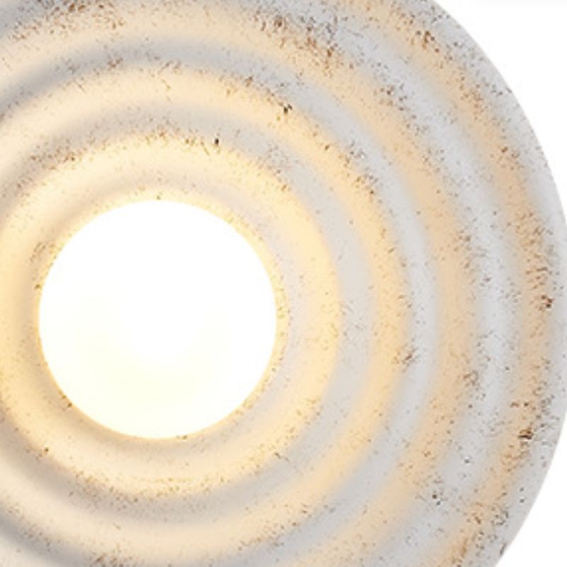 Industrial White Wall Light LED Flush Mount Wall Light for Foyer Home