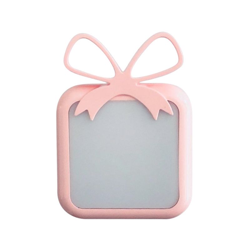 Luz de luz de detección de regalo Noche Ligera de plástico azul/rosa enchufe en la pared LED Iluminación para el dormitorio