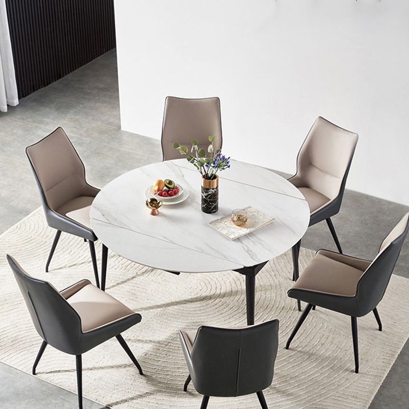 Contemporary Rectangular and Round Easy Folding Stone Dining Table