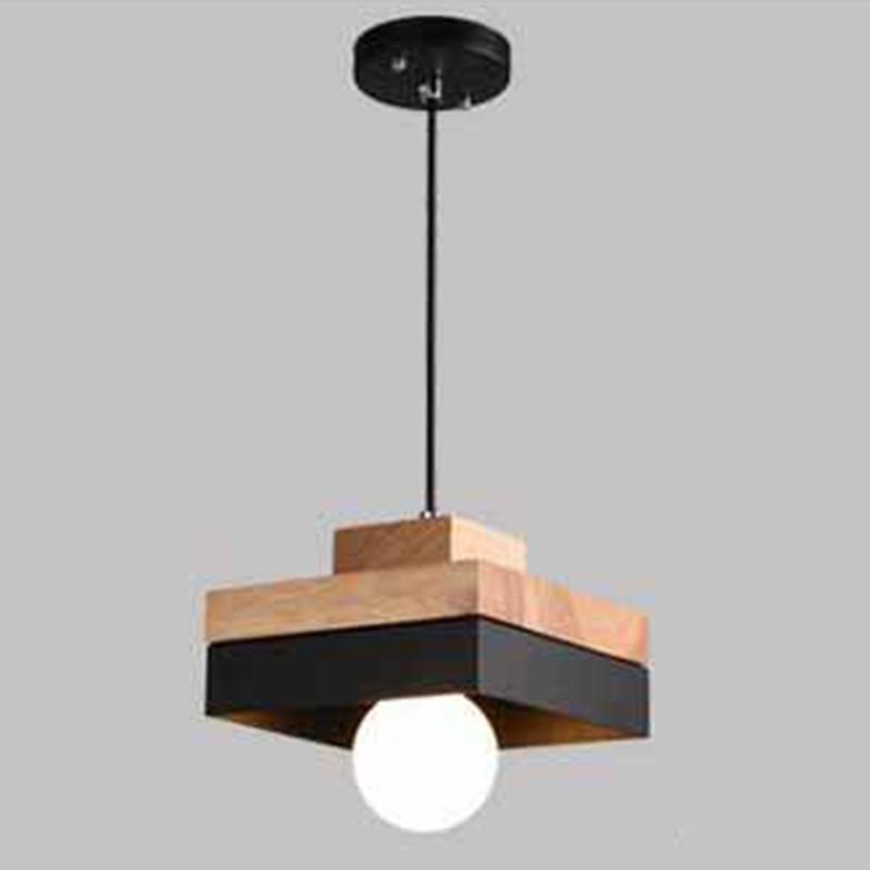 Geometric 1-Light Down Mini Pendant Metal Modern Style Down Lighting Pendant