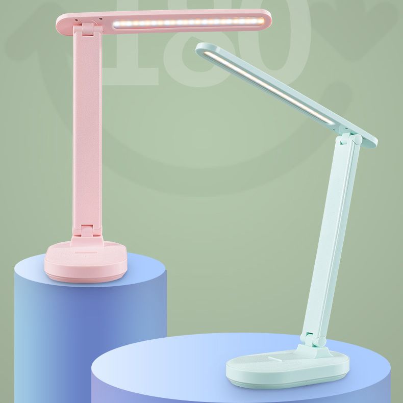 Lampe à chambre rectangulaire lampe en plastique de style macaron en plastique LED Table USB Light