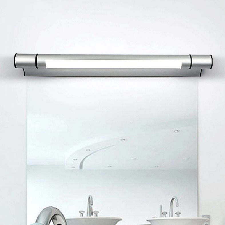 Simplicité Mur Linear Éclairage en métal Métal LED CHAMBRE LAMPE LAMPE DANS CHROME