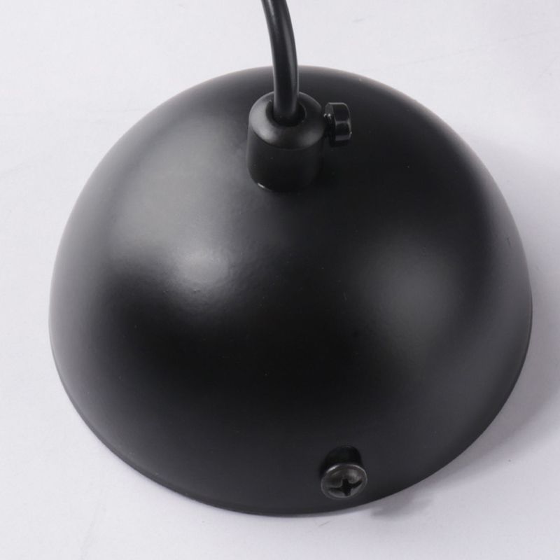 Geometry Shape Metal Hanging Lights Modern Style Hanging Light Fixtures in Black