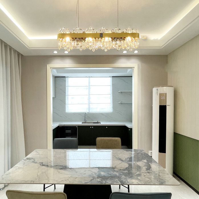 Modern Style Island Pendants Crystal Pendant Lights for Dining Room