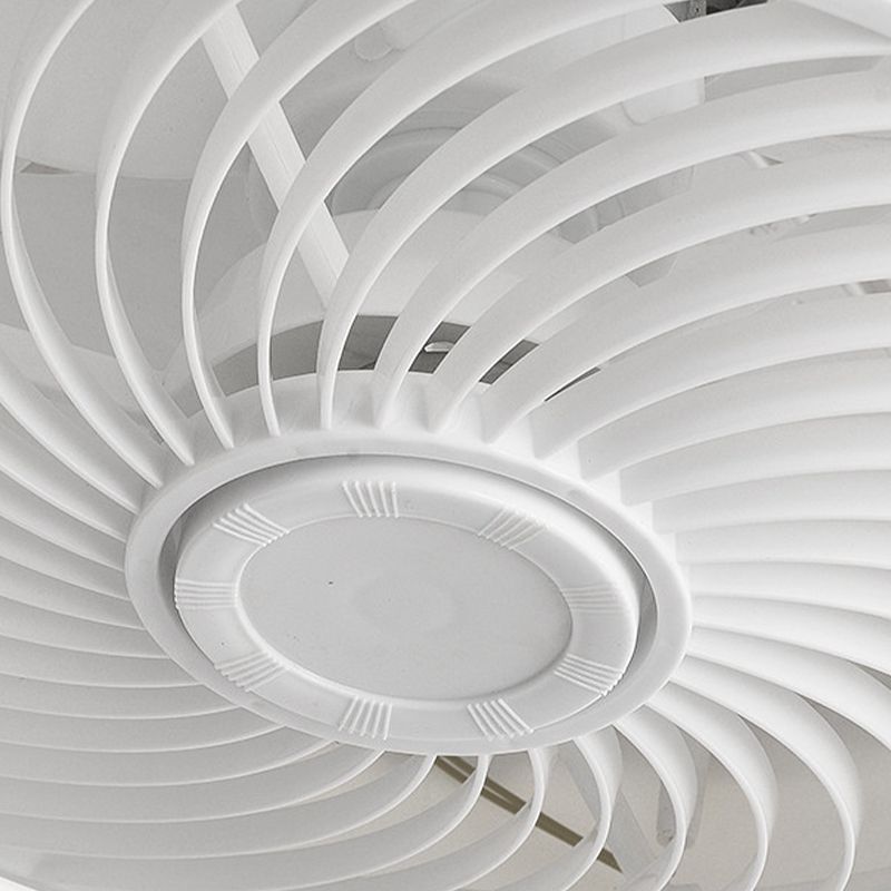 Abgerundete Deckenventilator Lampe Schlafzimmer Metall Nordic Style LED Semi-Flush Mount Light