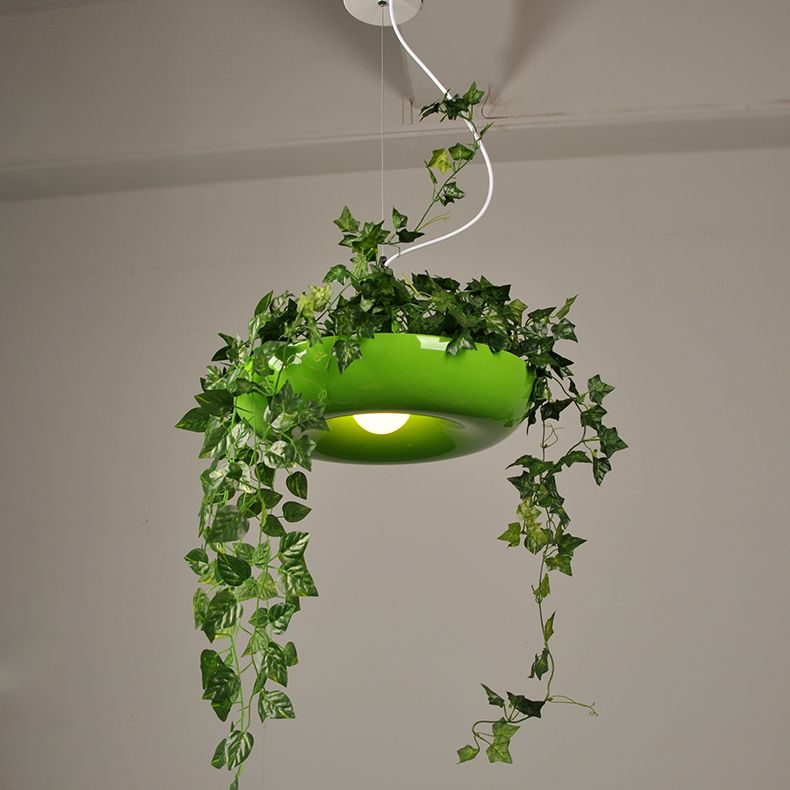 Industriële verfrissende planten hanglampen plafondlampen creatief een enkele licht hanglamp voor coffeeshop