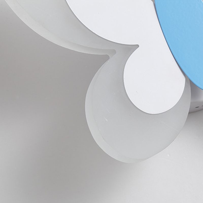 Luce montata a parete per kid in stile muro in metallo unico