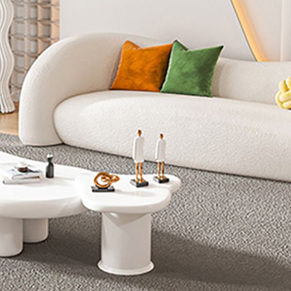 4 Legs Coffee Table Geometric Wood Coffee Coffee or End Table