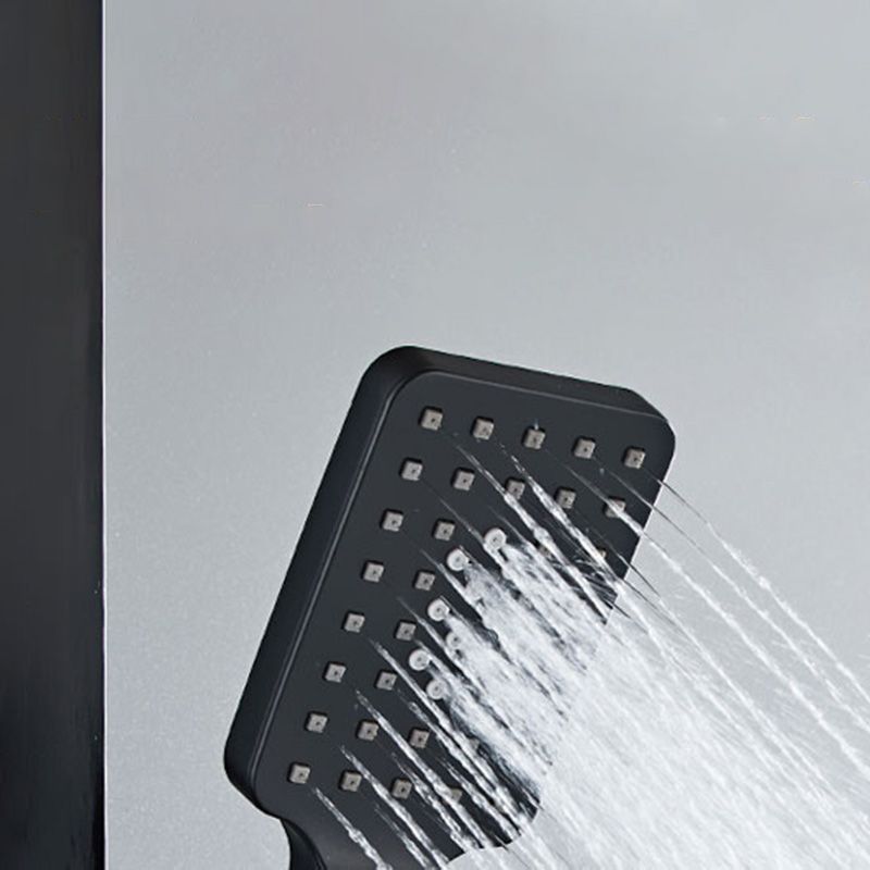 Contemporary Shower Set Slide Bar Adjustable Shower Head Wall Mounted Shower System