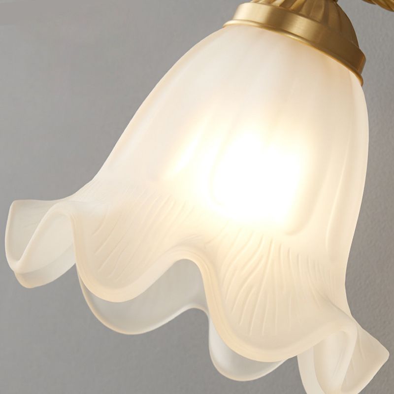 Modern Wall Light Sconce Vintage Glass Wall Light Fixture for Bedroom