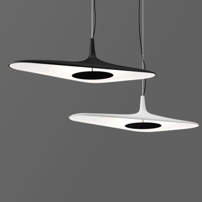 1-Light Modern Designer Hanging Lamp Kit Geometric Resin Pendant for Office