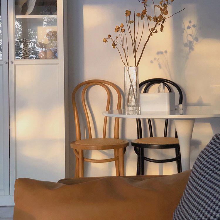 Eigentijdse stijl massieve houten stoel Windsor achterzijde keuken eetstoelen