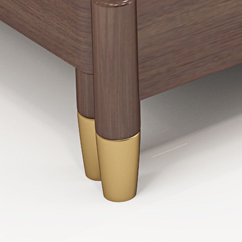 Modern Slipcovered Sofa Bed Solid Wood Upholstered Sofa Bed with Box