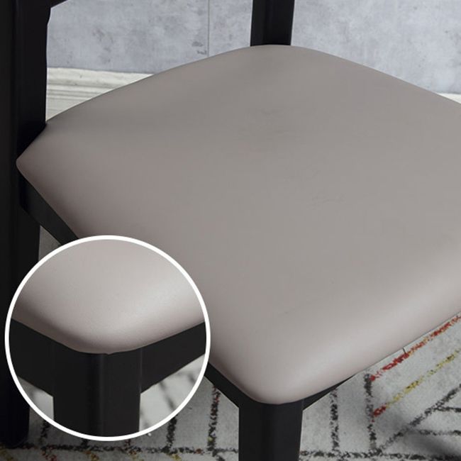 Chaise de salle à manger d'intérieur traditionnelle, finition en bois, chaise de salle à manger empilable avec dossier en échelle