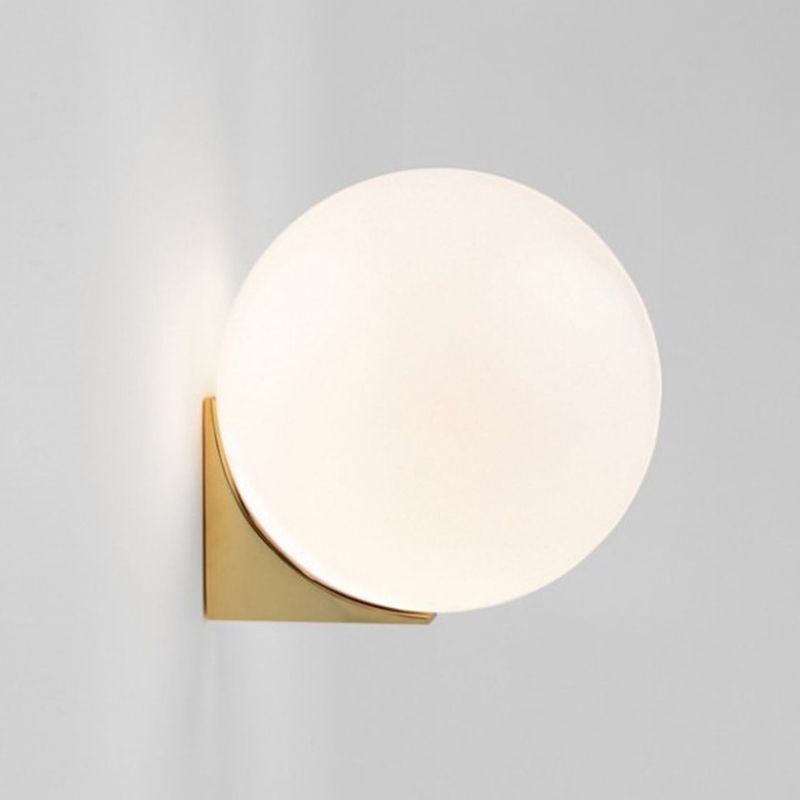 Modern 1/2-Light Bathroom Vanity Light Golden/Chrome Shaded LED Bath Bar