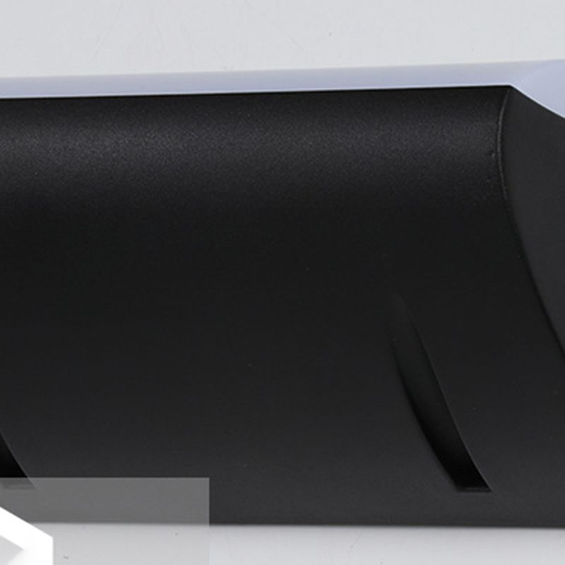 Éclairage mural de nuance géométrique moderne Métal de style simple 1 Lumière Lumière Lumière en noir