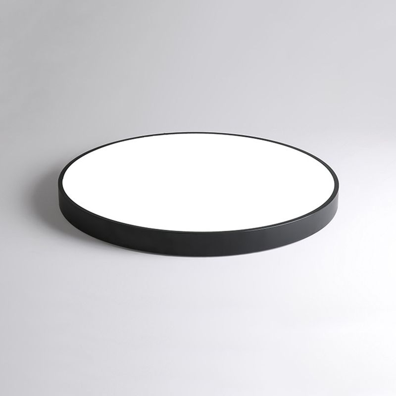 1-Light Round Flush Ceiling Lamps Modern Style Acrylic Flush Mount Ceiling Lighting Fixture