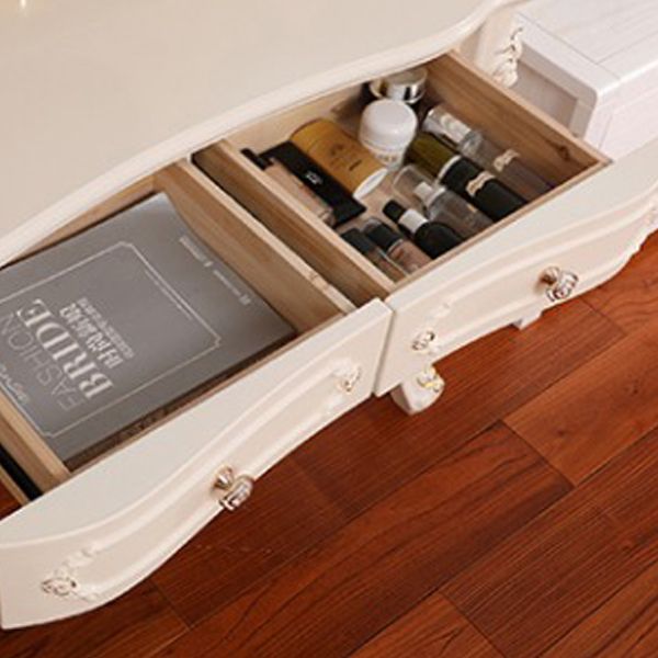 Victorian Bedroom Makeup Vanity Desk Table White Vanity Dressing Table