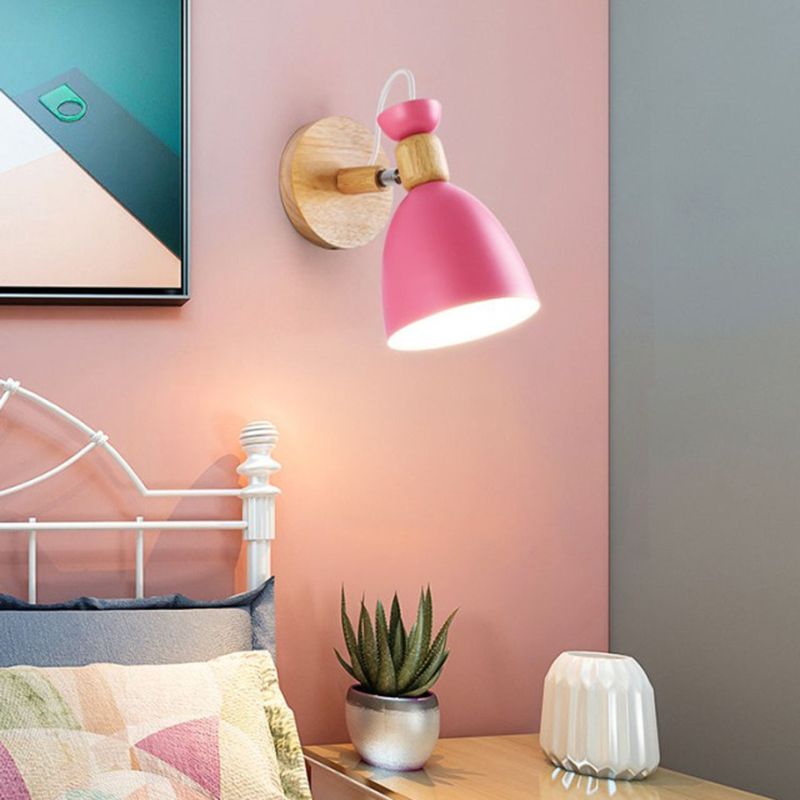 Geometric Shape Metal Sconce Light Modern Style Wall Sconce Light for Living Room