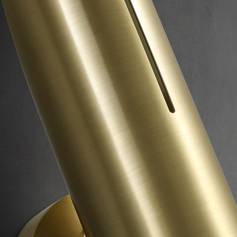 Nordic Style Wall Light Geometric 1 Light Wall Sconce with Brass for Bedroom