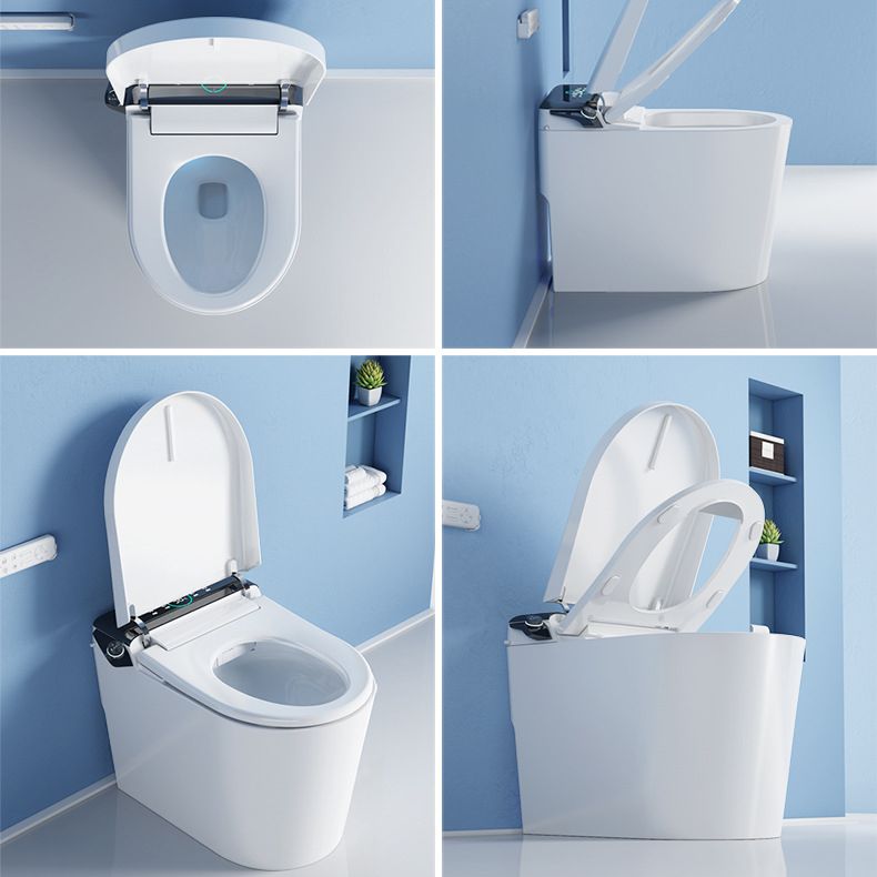 Modern Heated Seat Toilet Bowl Floor Mount ABS Toilet with Toilet Seat