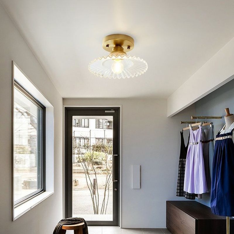 Modern Flush Mount Light Household Glass Flush Mount Ceiling Light Fixture