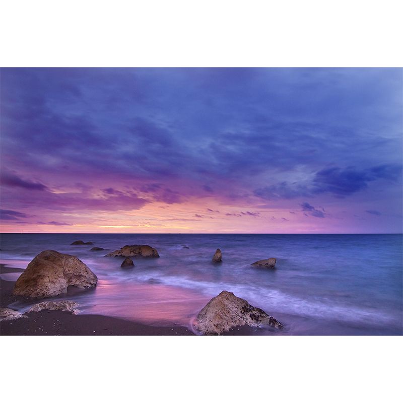 Tropical Beach Shore Wall Mural Waterproof Wall Decor for Guest Room, Customised