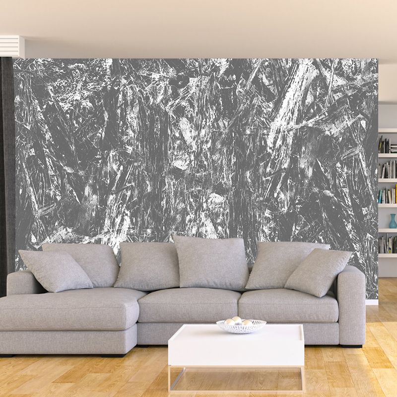 Industrial Style Abstract Removable Wall Mural for Sitting Room, Mildew Resistant