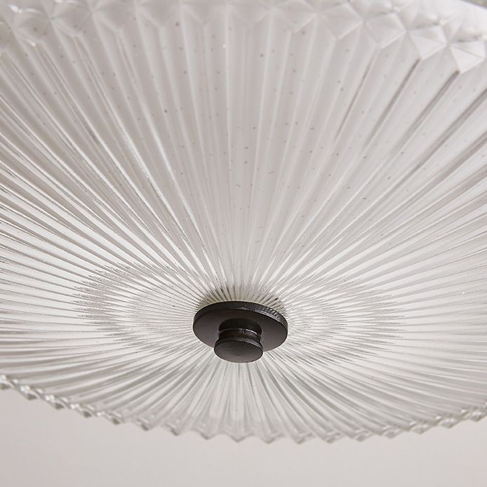 Flush Mount Ceiling Light American Country Style Indoor Round Shape Ceiling Mount Light