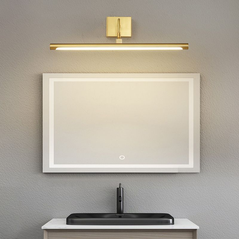 MODERNO MODIALE LUMI LINEAR LINEA LUCI DI VANITÀ DI VAITÀ IDEE LIMINE DELLA parete di rame per il bagno