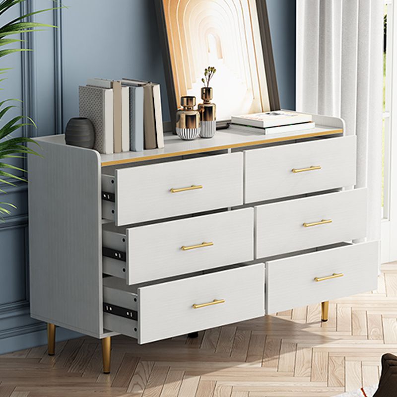 16.5-inch W Storage Chest Modern Storage Chest Dresser with 4/5/6 Drawers
