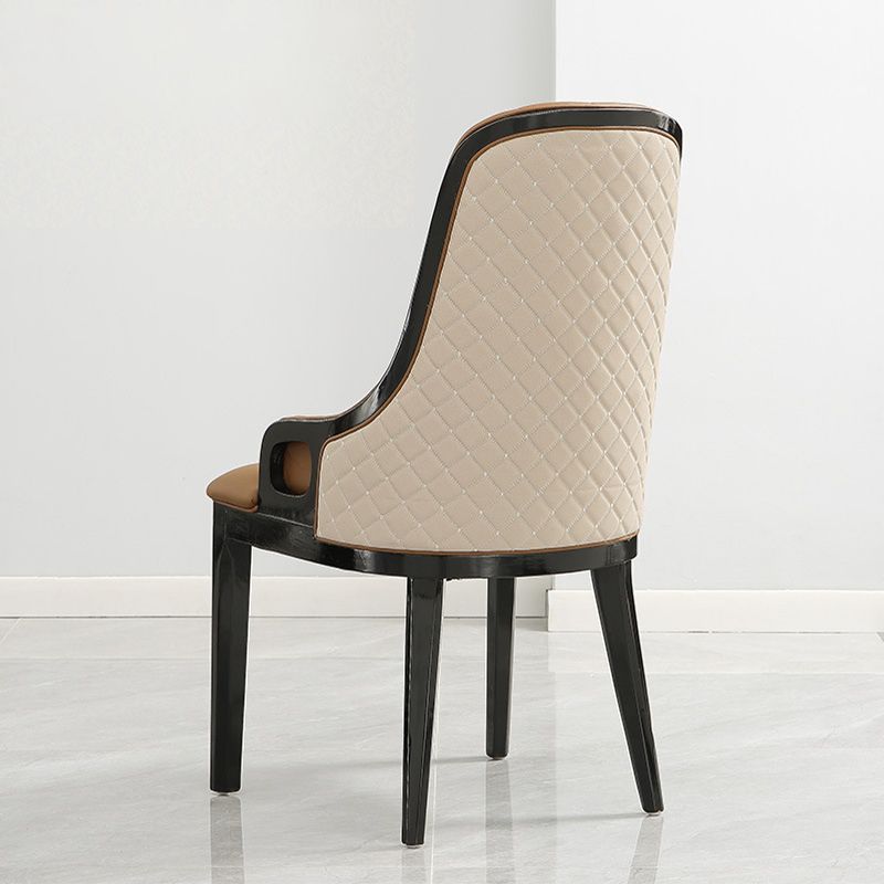 Contemporary Kitchen Dining Side Chair Upholstered Arm Chair