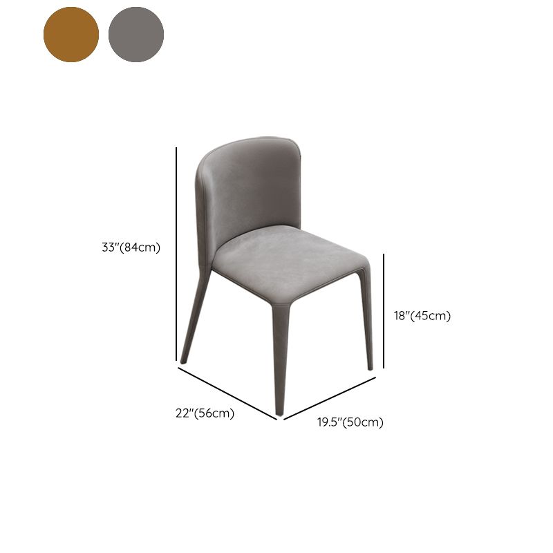 Parsons Dining Chair Modern Velvet Indoor Dining Chair for Living Room