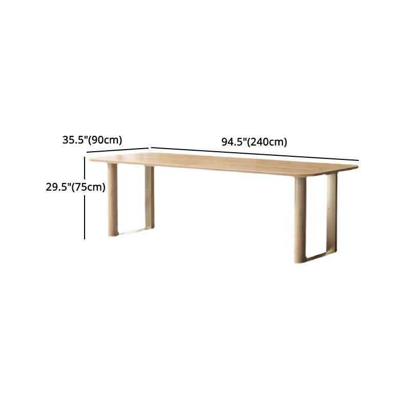 Modern Solid Wood Dining Table Set 1/4/5/7 Pieces Dining Set for Home Use
