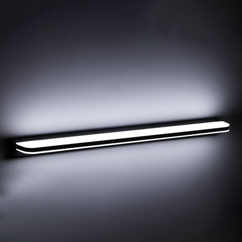 Modern Style Rectangle Vanity Wall Lights Metal 1 Light Vanity Mirror Lights
