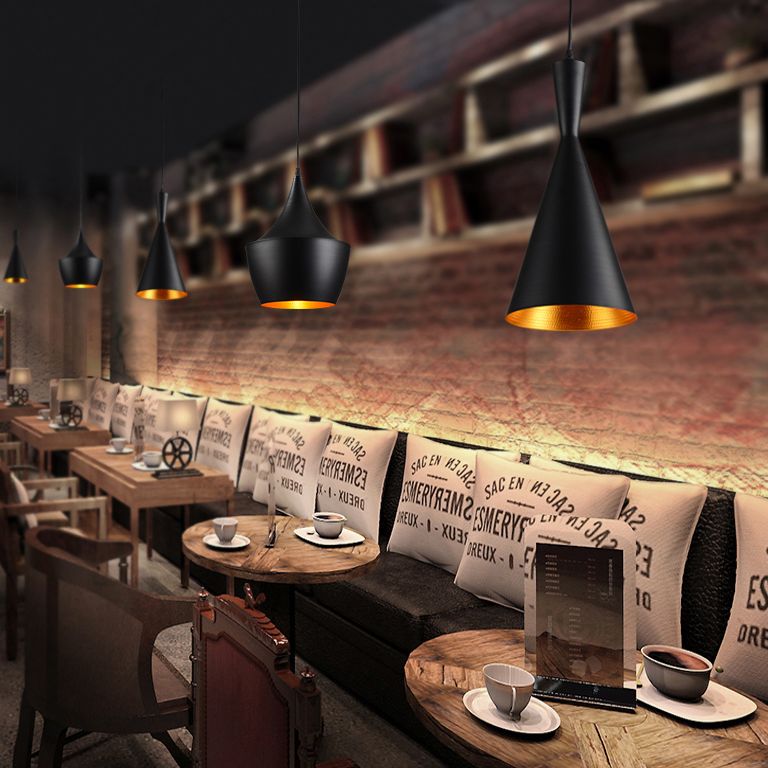 1-Licht-Metallhängele leichter postmoderner Anhängerlampe für Schlafzimmer Esszimmer